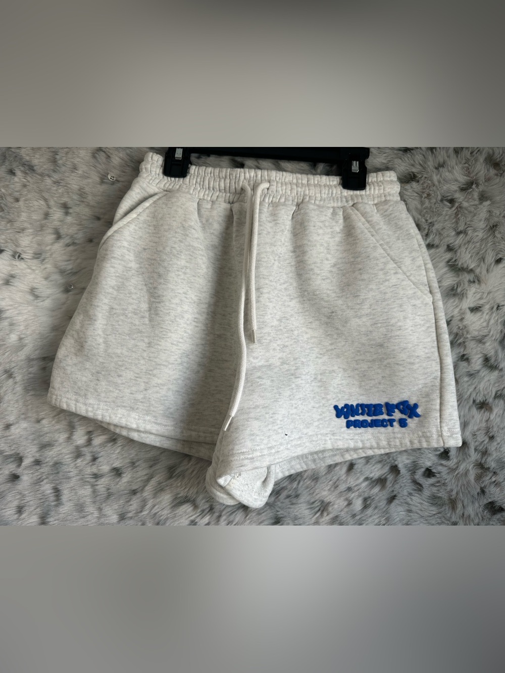 348. White fox project 5 shorts xs oversized